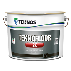 Двухкомпонентная, водоразбавляемая, эпоксидная краска Teknos TEKNOFLOOR 2K 0.45 (L.), Двухкомпонентная краска, TEKNOFLOOR 2K - краска для бетонных полов. Также для  стен сырых помещений и производственных цехов, т.е. поверхности, на которых окраска или лакировка должны быть стойкими, плотнымии легко очищаемыми, TEKNOFLOOR 2K хорошо выдерживает механическую нагрузку. Противостоит воздействию воды, бензина, масла, жиров,  щелочных растворов, брызг растворителей и кратковременному воздействию слабых кислот., Стены сырых помещений и производственных цехов, т.е. поверхности, на которых окраска или лакировка должны быть стойкими, плотными и легко очищаемыми.